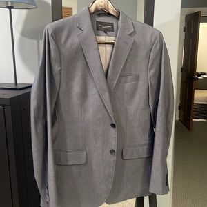 Banana Republic Mens Steel Blue Blazer